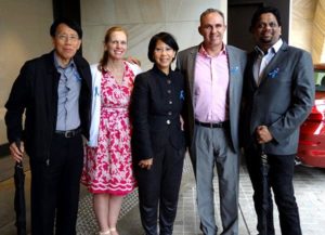 GHPR APAC - from left to right, Yap Boh Tiong, Kirsten Bruce, Patsy Phay, Paul Jans and Dinesh Chindarkar